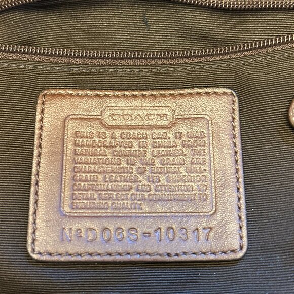 Vintage Coach 10317 Soho Buckle Braided Leather Mini Shoulder Bag Brown - Picture 11 of 16